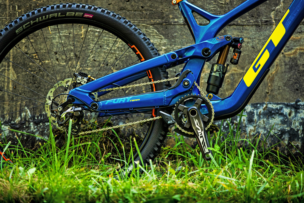 adjustable Fury DH bike with 27.5 