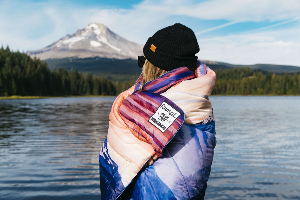 Yakima x Stickfort x Rumpl limited edition blanket celebrates their