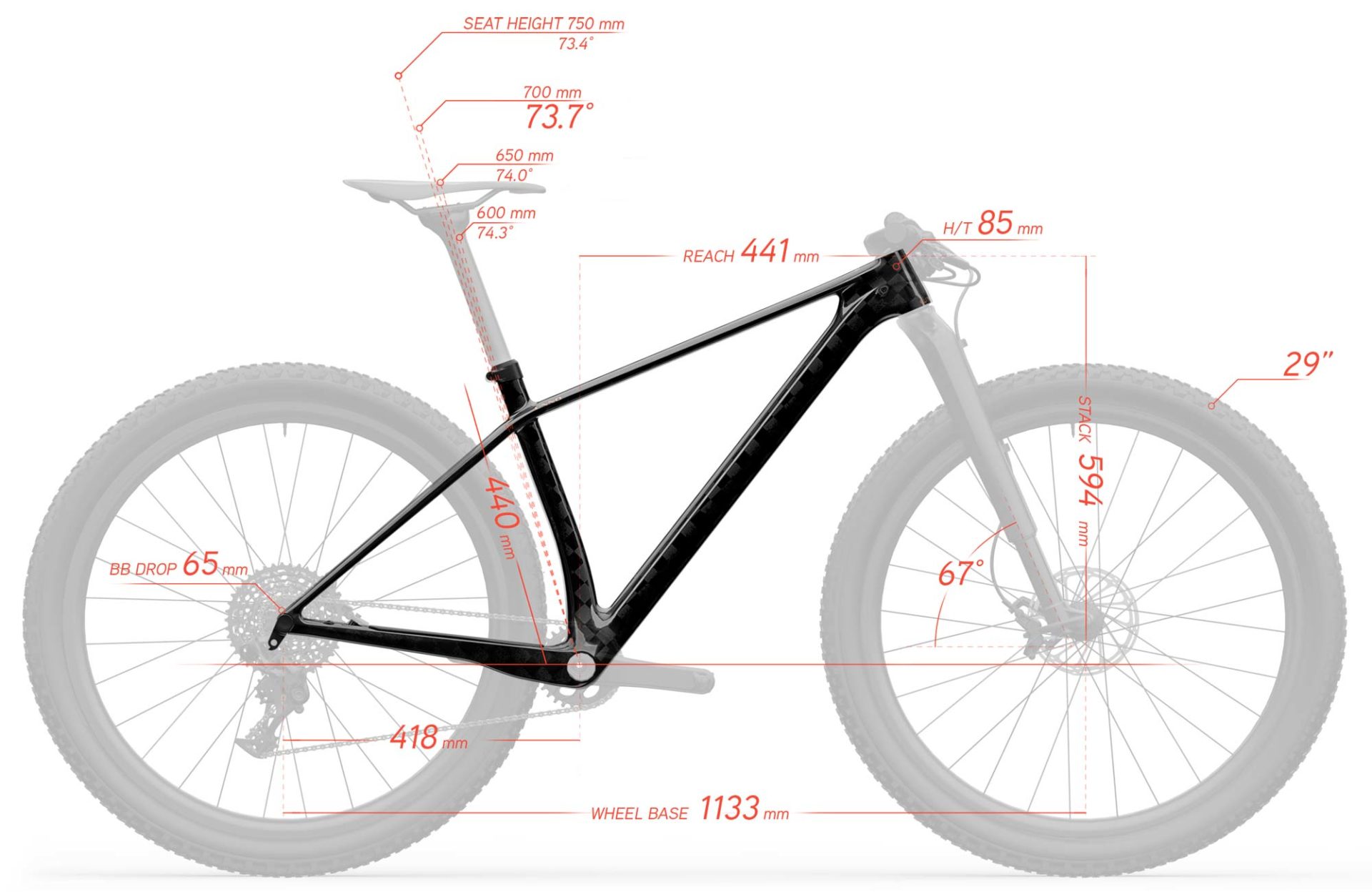 Unno Aora, new lightest production XC hardtail mountain bike frame