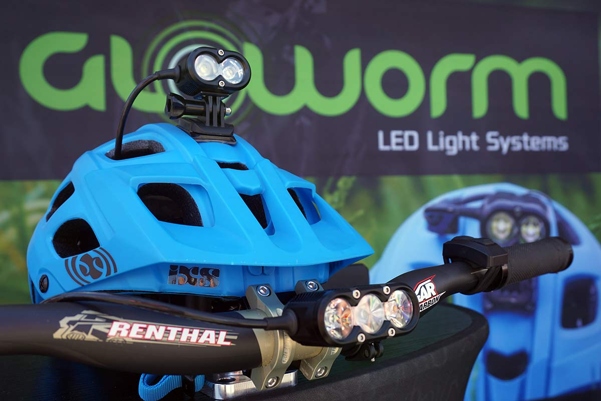 Gloworm lights up the whole trail w/ new 3400 lumen lamp, synced