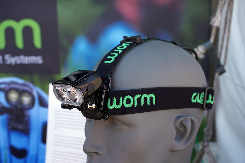 Gloworm lights up the whole trail w/ new 3400 lumen lamp, synced