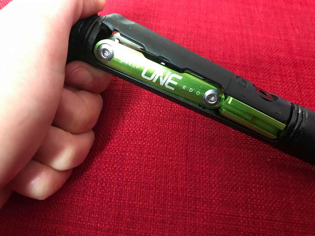 Review OneUp EDC Tool + EDC Stem combo = no more steerer tapping