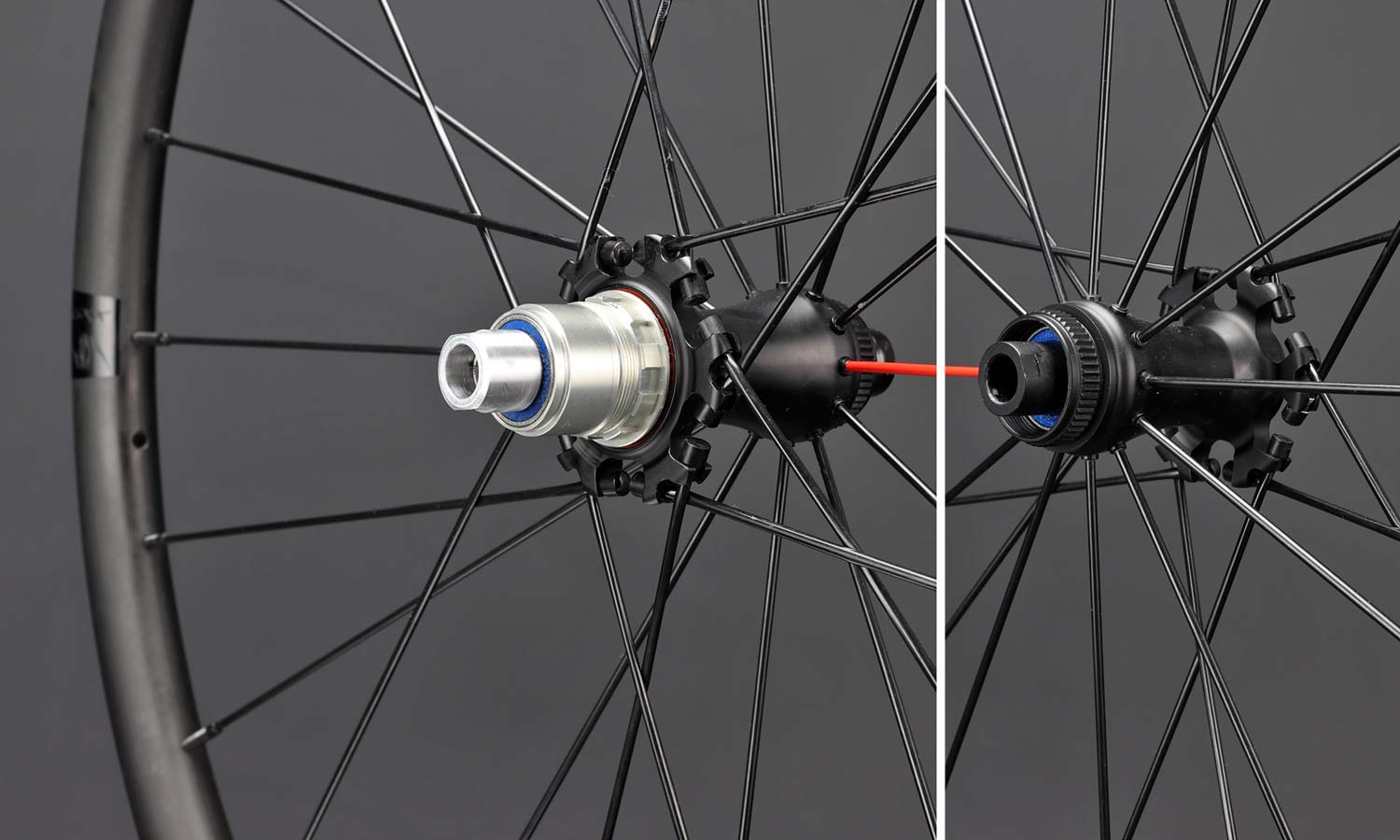 Spinergy GXX laces up vibrationeating composite spoke, wide carbon