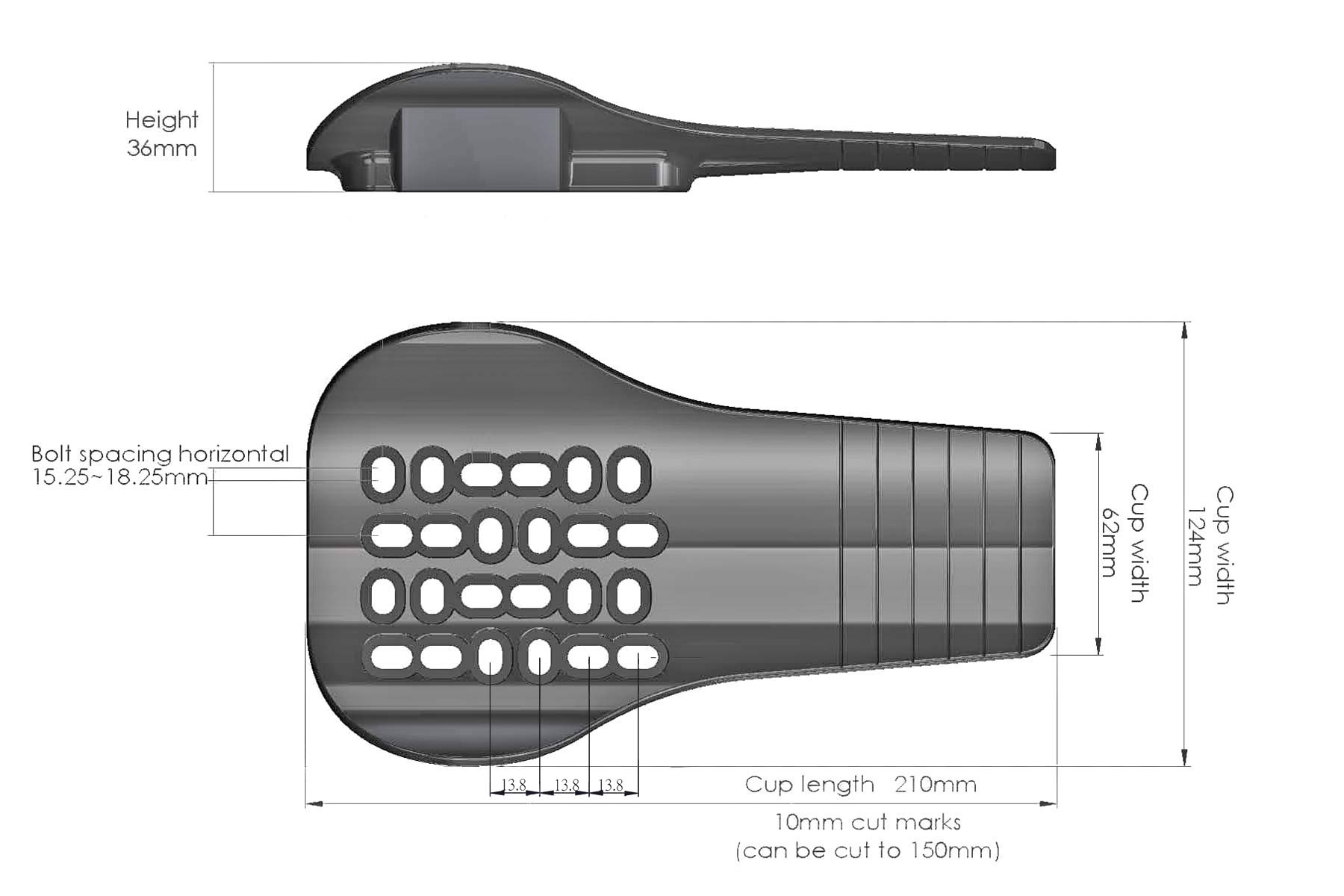 Aero Bar Pad SPECIALIZED SHIV TT S-Works Replacement Arm O-Pads