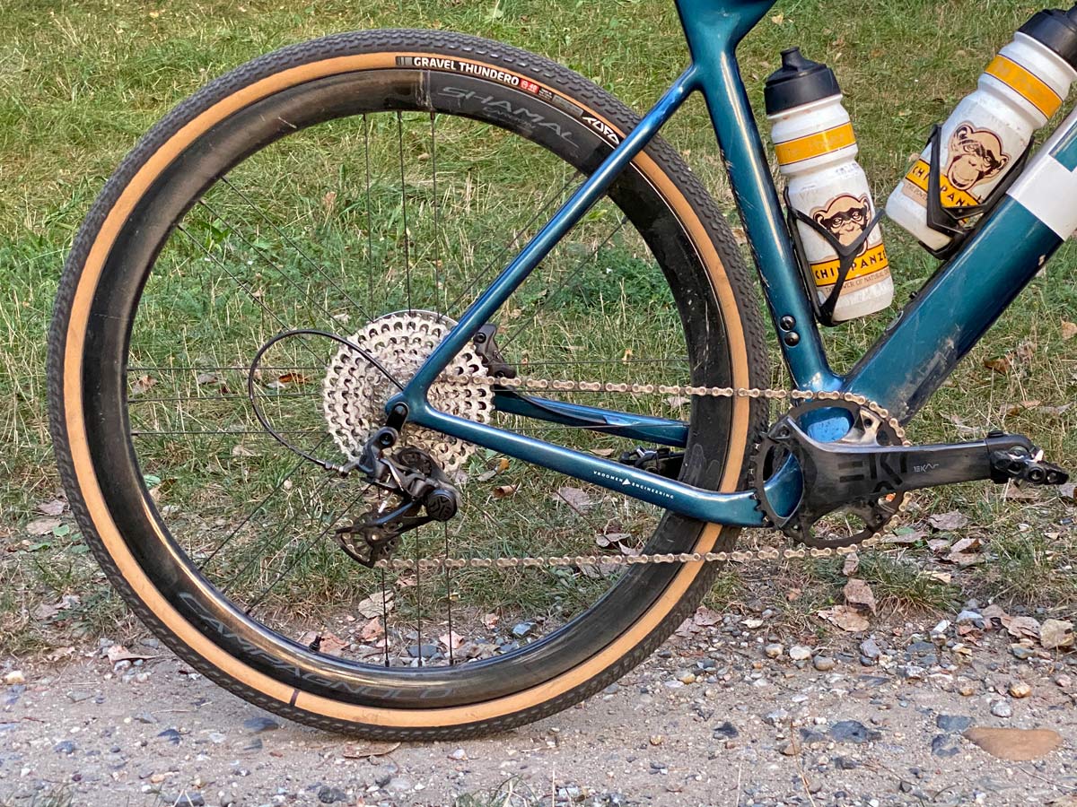 Pneu Gravel Tufo Gravel Thundero 700 Mm Tubeless Ready Souple Puncture Proof Ply Flancs Beiges
