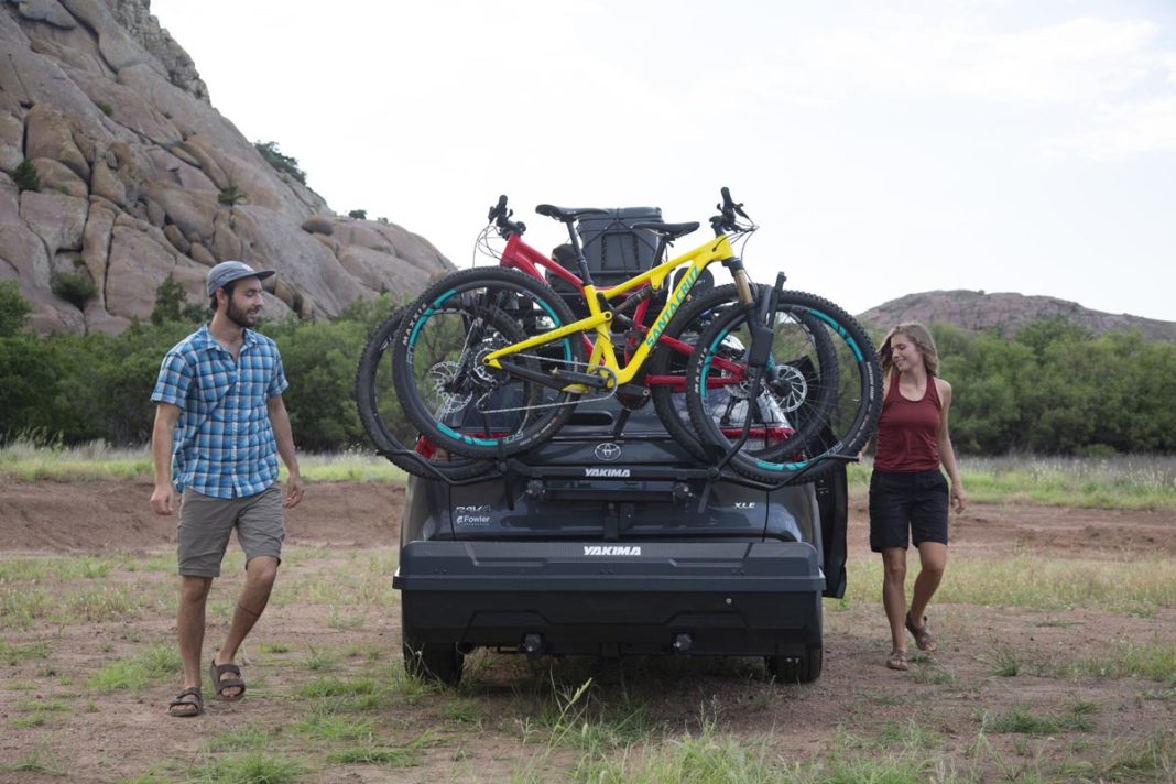 Yakima EXO doubles up on hitch cargo options with new swingaway