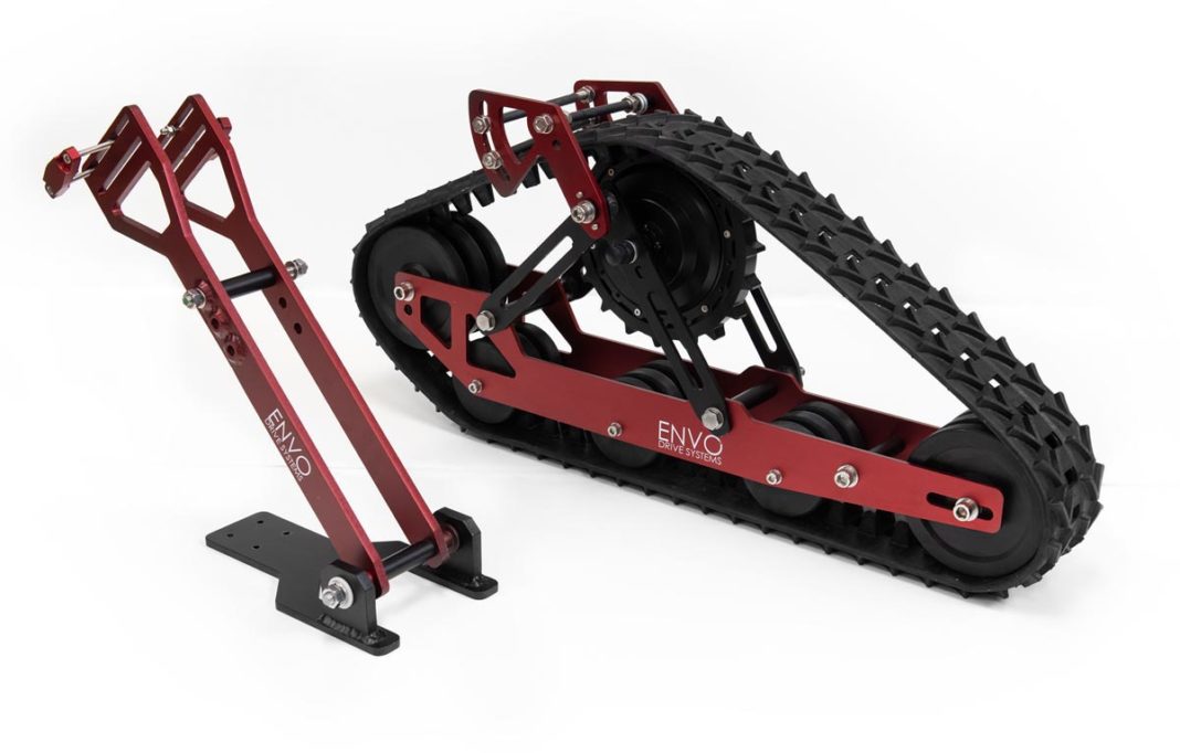 ENVO Snowbike Conversion kit will turn your bike into an electric
