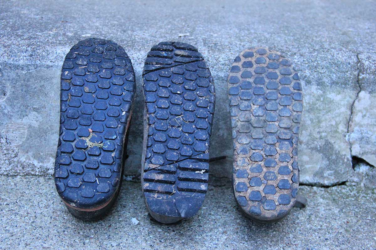 specialized rime mtb flats comparison 2fo dh 2foroost tread patterns