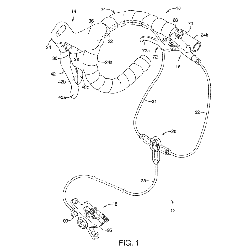 Shimano sub-lever assembly