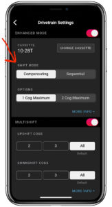 SRAM Rival eTap AXS wireless drivetrain app