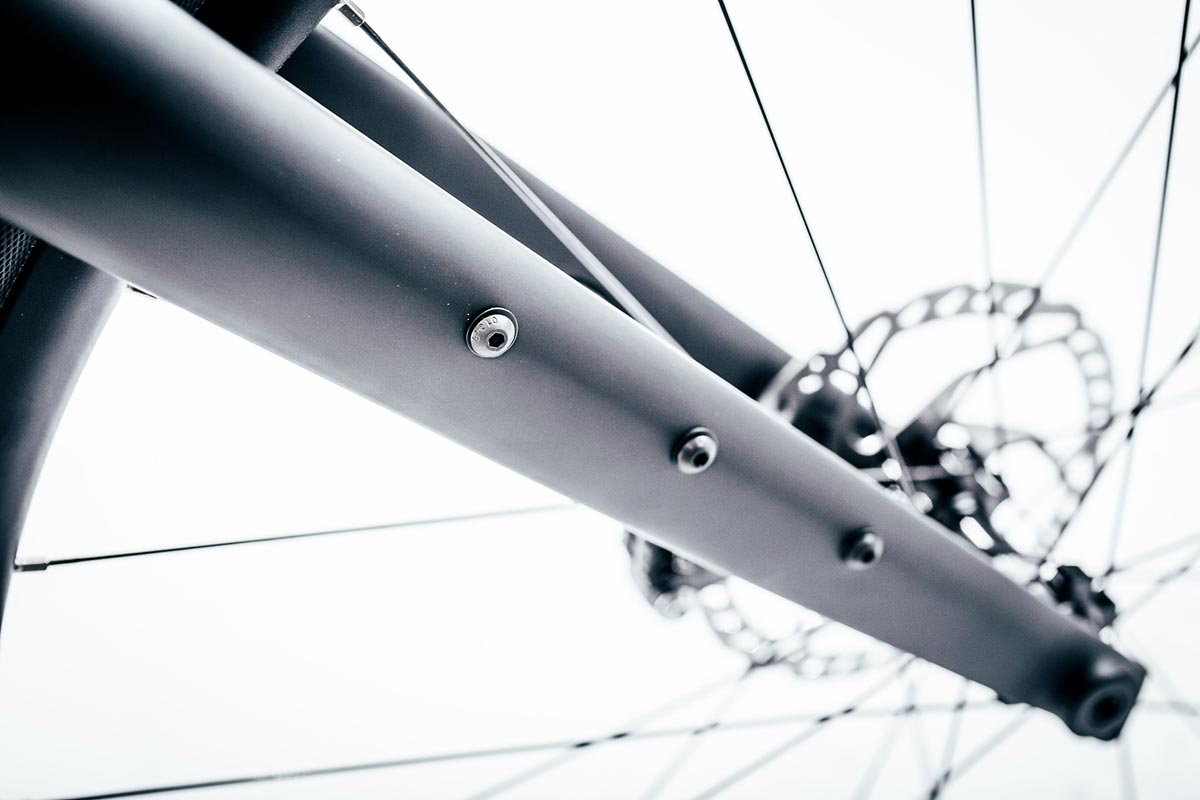 cotic rb5 full carbon fork with 3 bosses for anything cage mounting