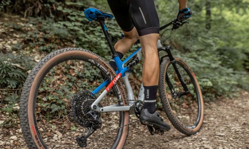 orange rocky mountain bike