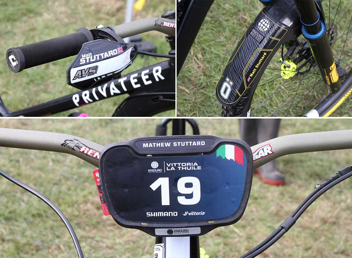 CUSTOM AVS HANDGUARDS MUDHUGGER EVO RACELABS NUMBER BOARD