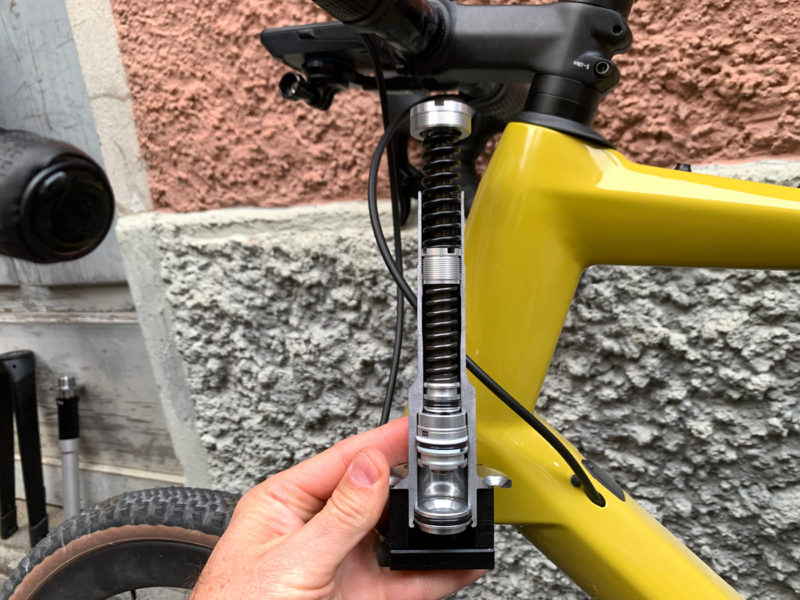 New BMC URS LT full suspension gravel bike gets stealthy "micro travel