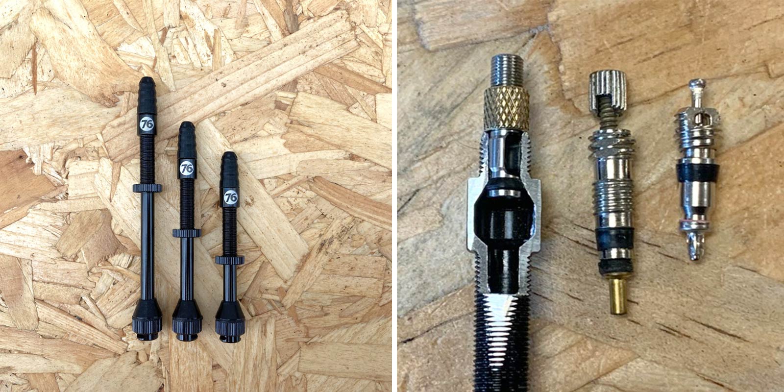76projects tubeless valve hi flow no clog cutaway section