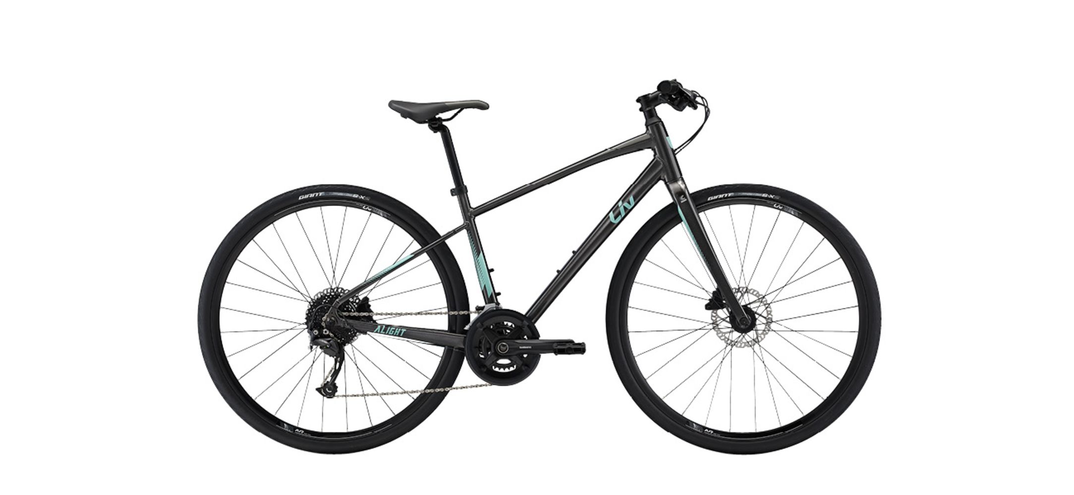Photo of Alight DD from Liv Cycling, side view.