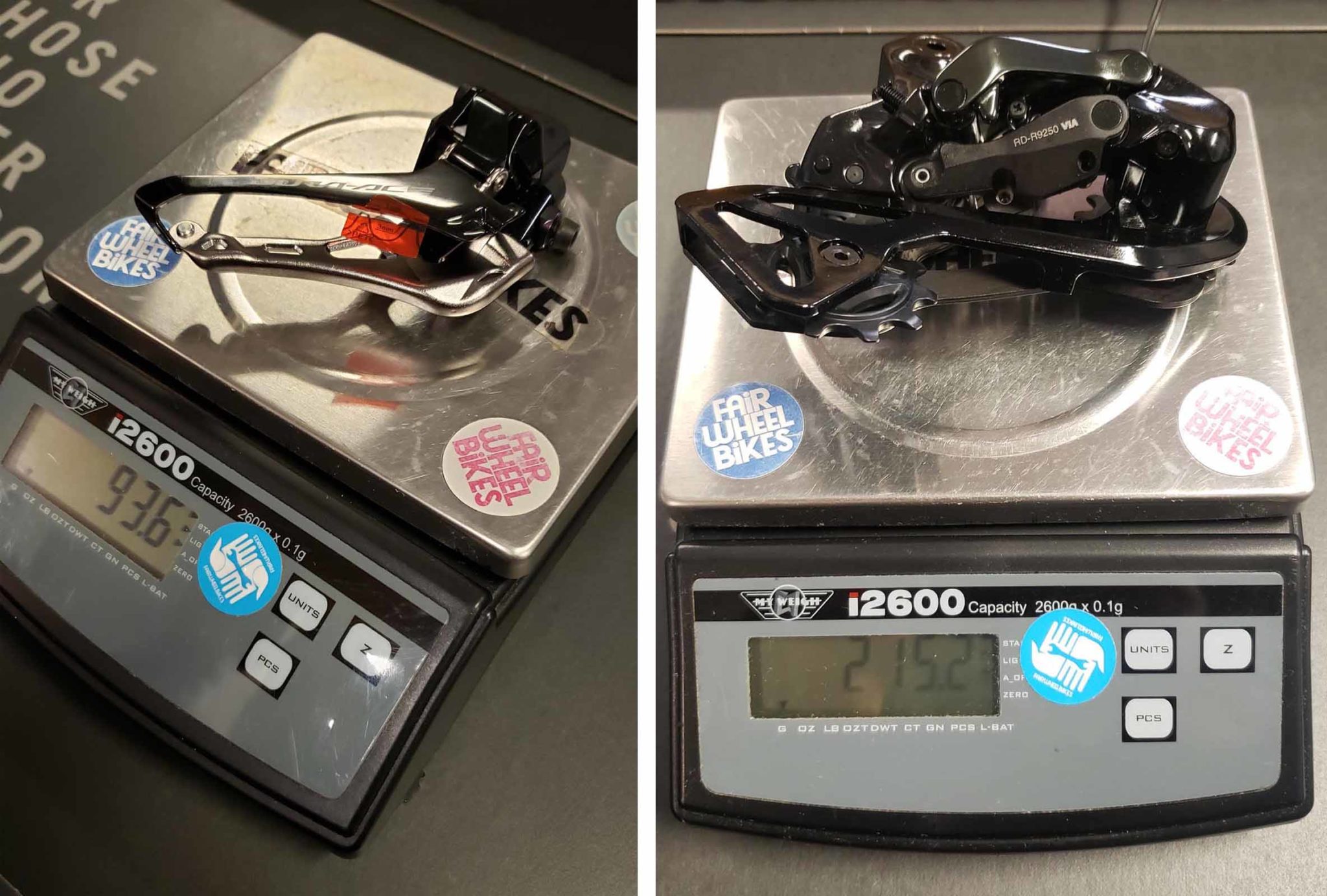Actual Weights Fair Wheel Bikes weighs the new Shimano DuraAce R9200
