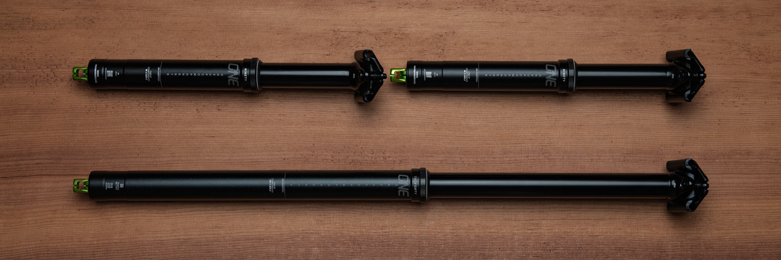 OneUp 90mm and 240mm droppers take 