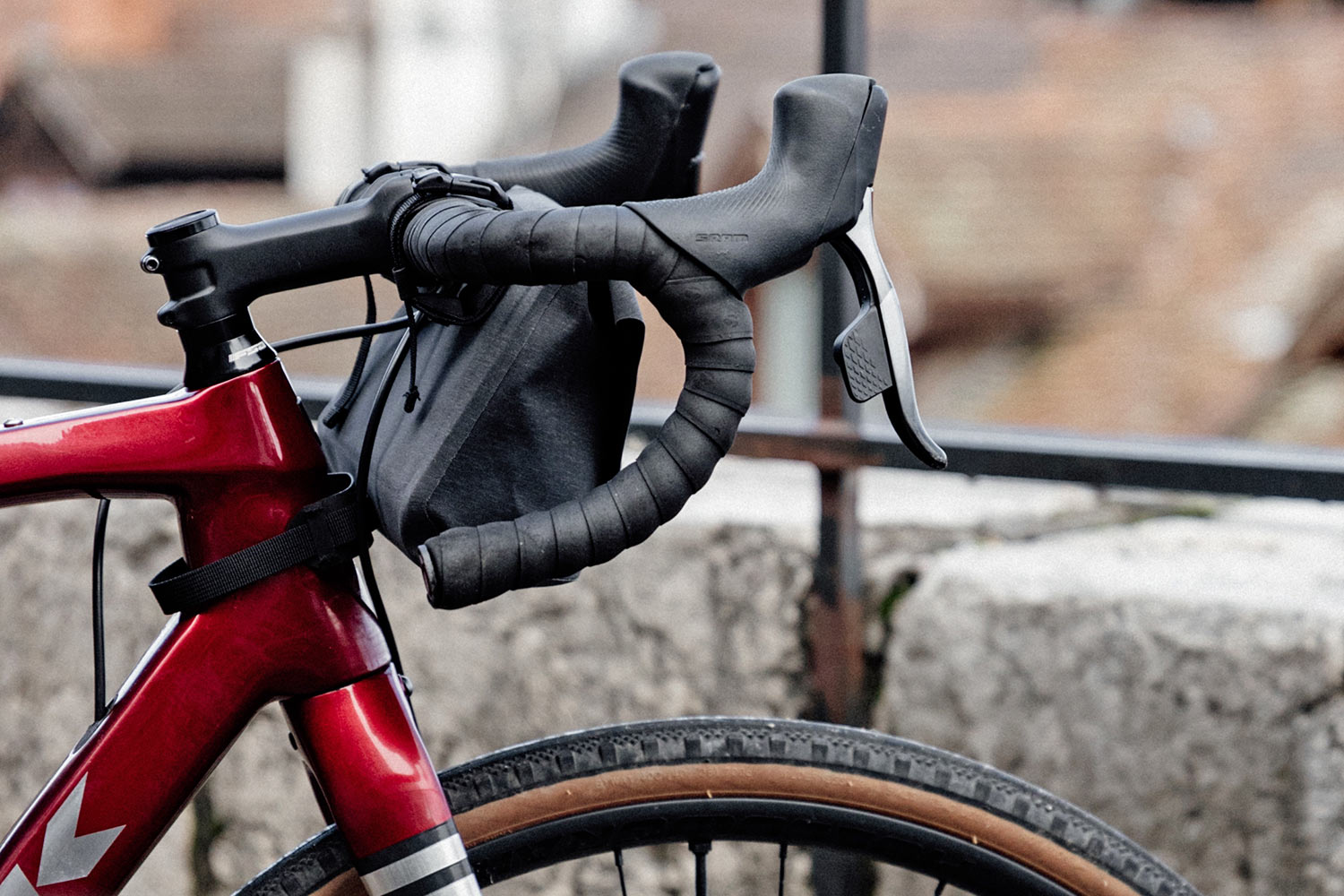 Apidura City Handlebar Pack snaps on quickrelease bar bag Bikerumor