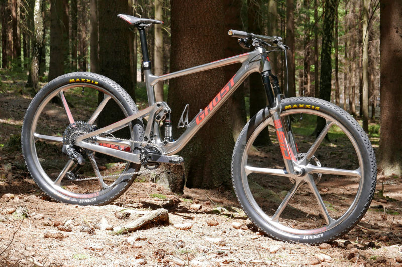 2022 Ghost Lector FS Unicorn II, 120mm full-suspension XC project bike of Ghost Factory Racing manager Tom Wickles