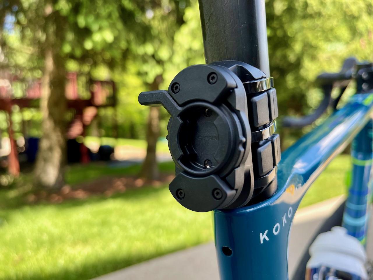 Garmin Varia with Camera mount locked