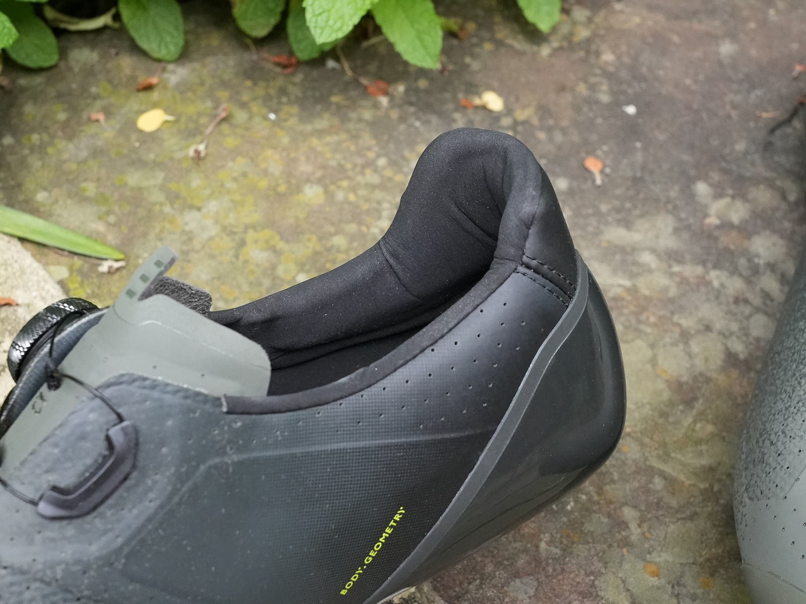 specialized s-works torch road cycling shoes review heel cup internal view