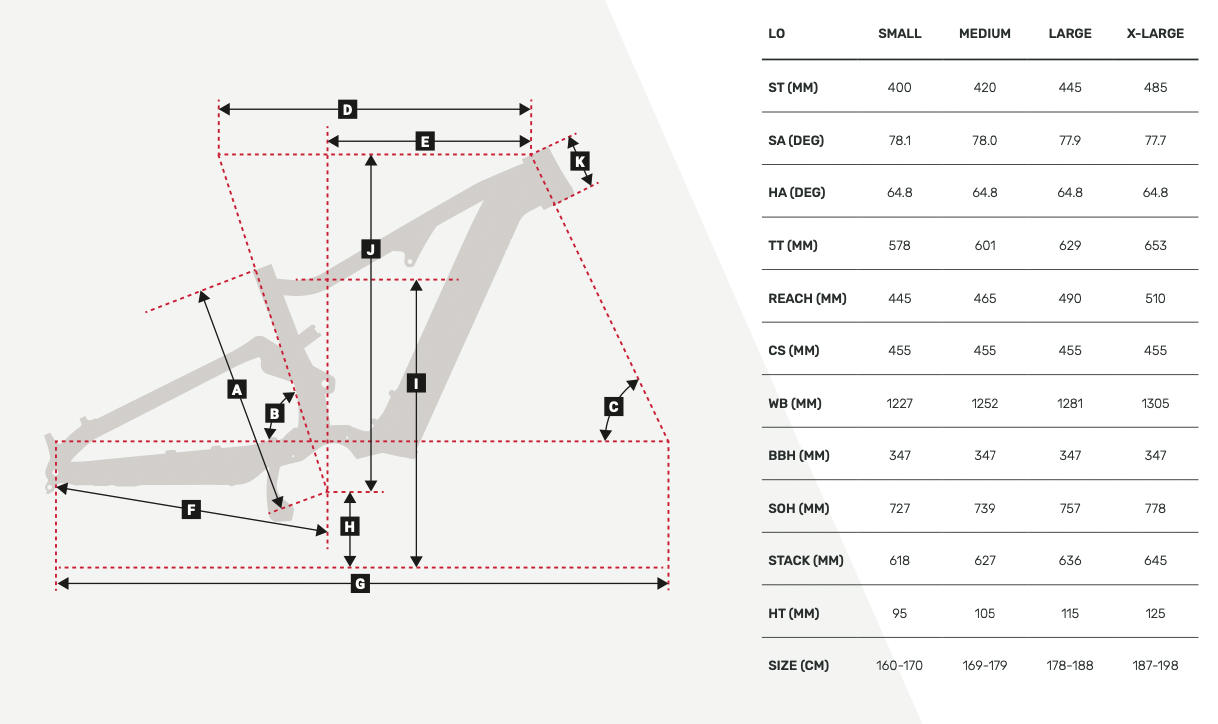 Devinci e-Troy geometry