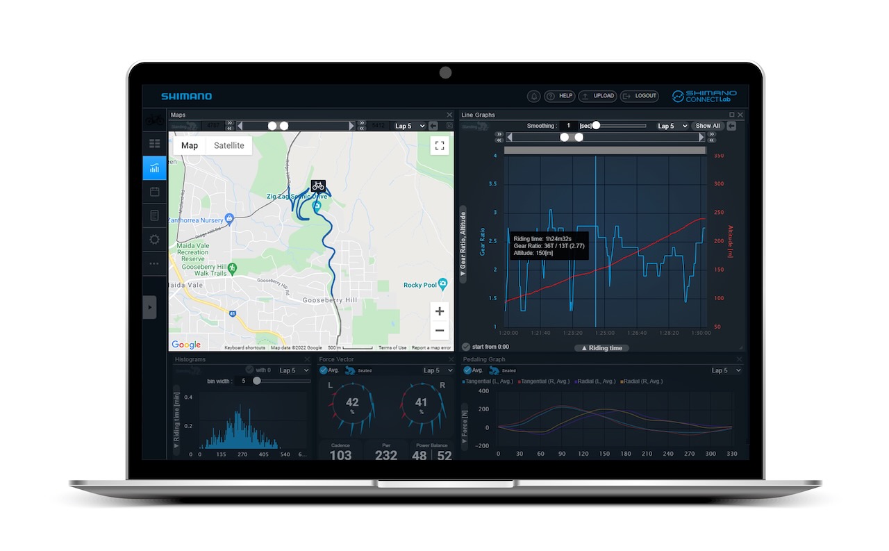 Shimano Vector Force Powermeter update connect lab