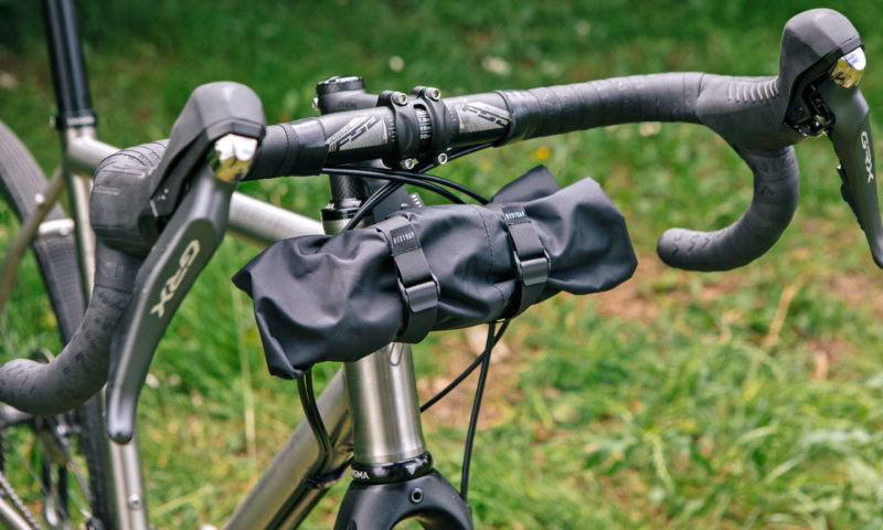 Restrap Bumper Bar bikepacking stabilizer is a micro rack - Bikerumor