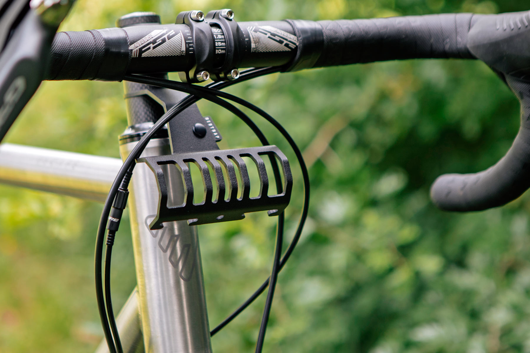 Restrap Bumper Bar bikepacking stabilizer is a micro rack Bikerumor
