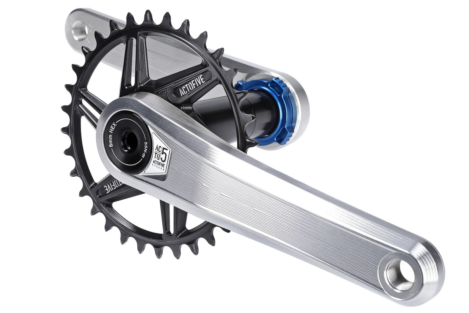 Actofive Signature Crankset is lightweight in hollow alloy Bikerumor