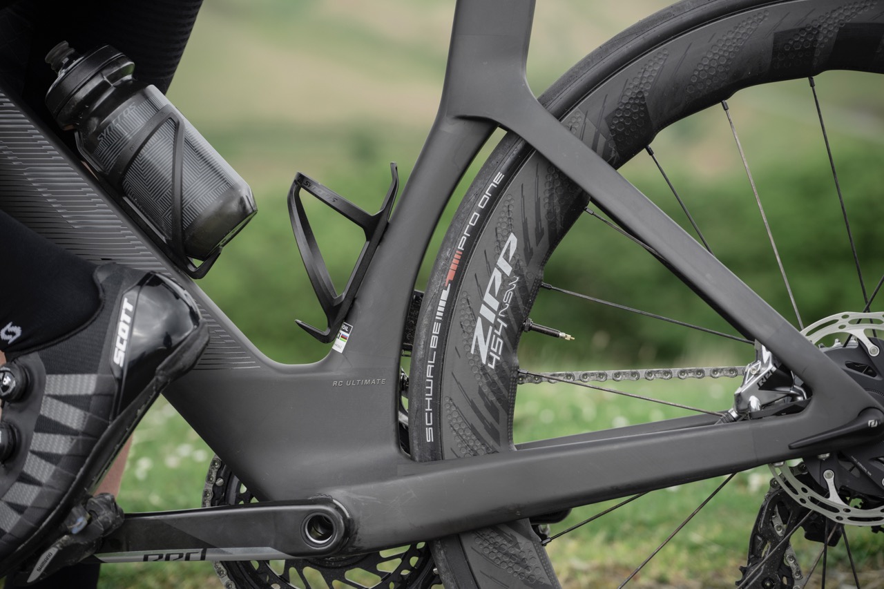 2023 scott foil rc road bike closeup frame details