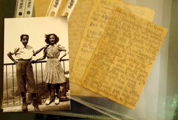 Amedeo Di Cori's photograph and the letters he sent from the Regano Coeli prison in Rome. | Photo by Aby Sam Thomas.