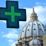 wilner_vatican_photo A pharmacy across the street from Vatican City in Rome, Italy. | Photo by Michael Wilner