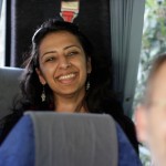 Neha Tara Mehta enjoying the bus ride to San Giovanni. | Photo by Nathan Vickers Neha Tara Mehta enjoying the bus ride to San Giovanni. | Photo by Nathan Vickers