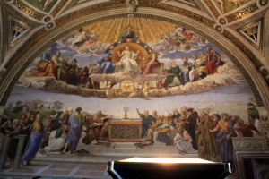 A Renaissance fresco depicting the levels of order and beauty. Jesse Marx / Religio.