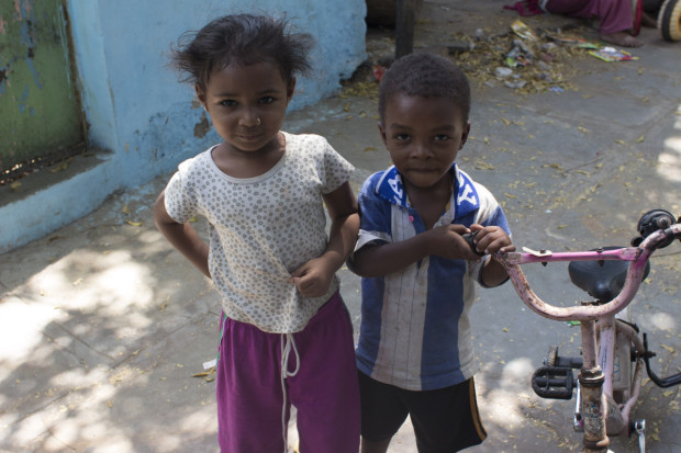 The Sidi community, according to Rumanaben, makes a point of teaching their children about their ancestors from Africa. Photo by Darcy Coulter.