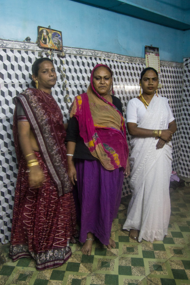 Savitri, Sandhya and Faulan are brothers and gurus in the same hijras community.