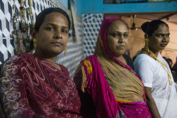 Savitri, Sandhya and Faulan are brothers and gurus in the same hijras community.