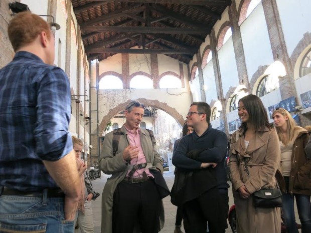The Religio team tours the Arsenal of Peace on the last day in Turin.