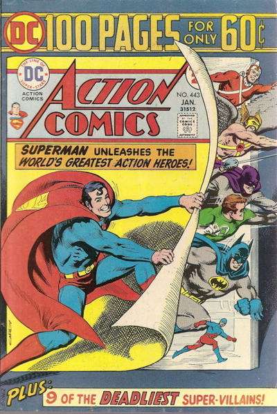 Action Comics #443 comic books for sale 