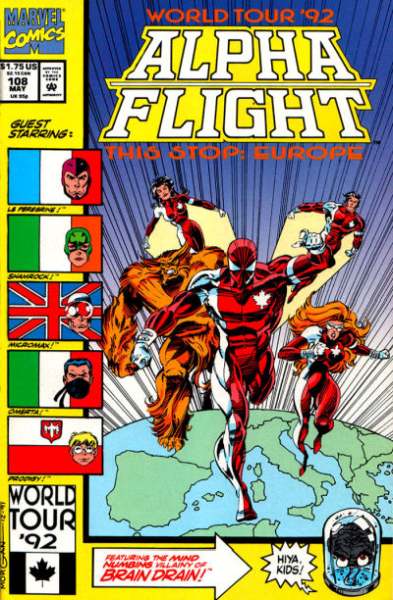 Alpha Flight #108 comic books for sale 