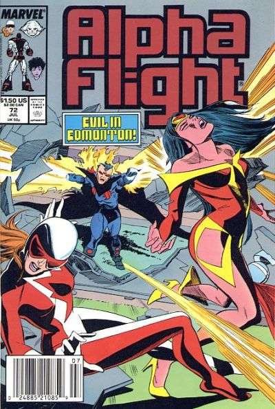 Alpha Flight #72 comic books for sale 