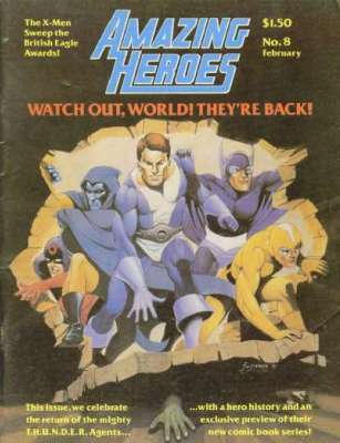 Amazing Heroes #8 comic books for sale 