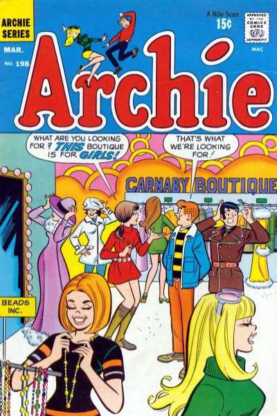 Archie Comics #198 comic books for sale 