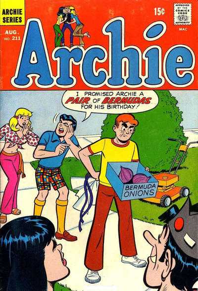 Archie Comics #211 comic books for sale 