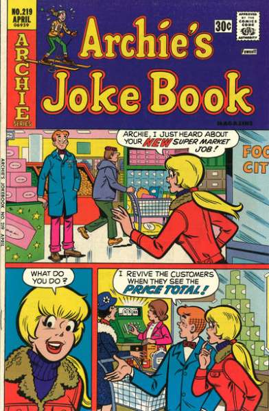 Archie's Joke Book Magazine #219 comic books for sale 