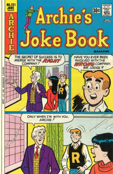 Archie's Joke Book Magazine #221 comic books for sale 