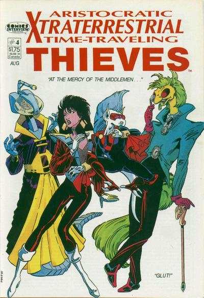 Aristocratic X-Traterrestrial Time-Traveling Thieves #4 comic books for sale 