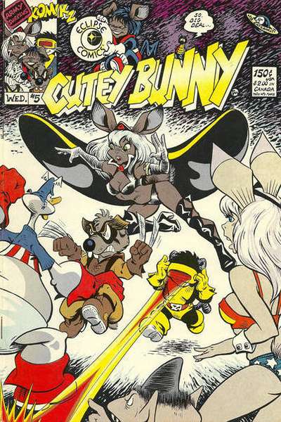 Army Surplus Komikz featuring Cutey Bunny #5 comic books for sale 